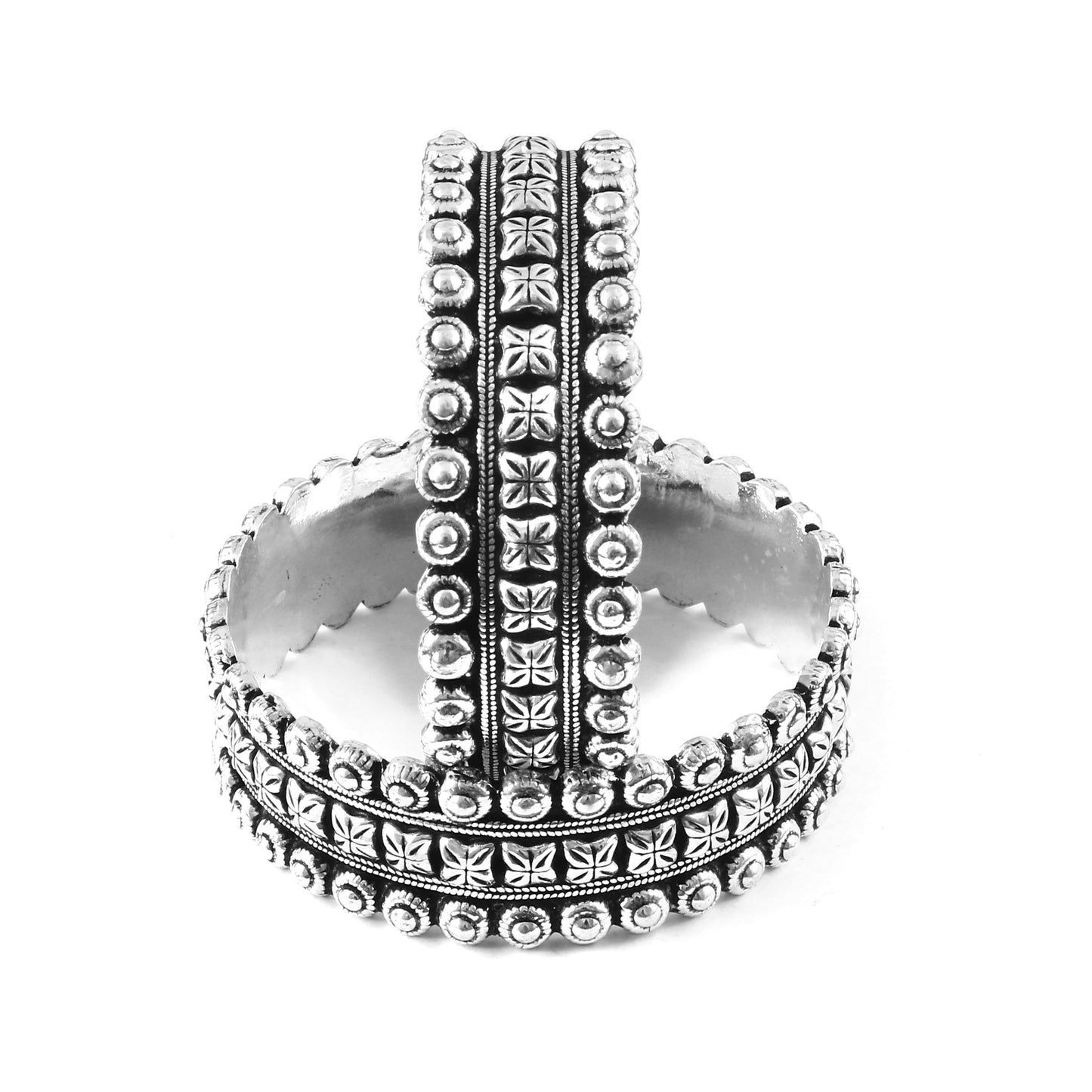 Floral Granulated Kada