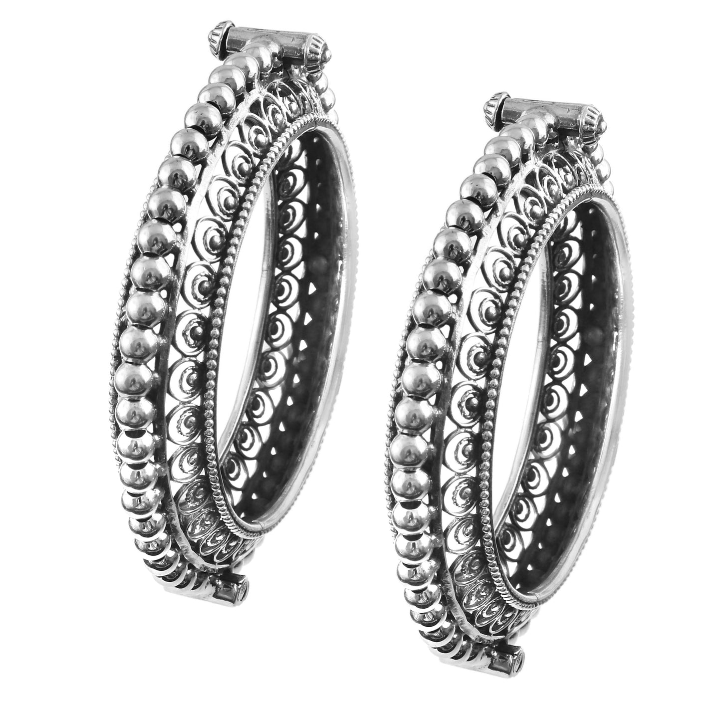 Jali Work Granulated Bangle
