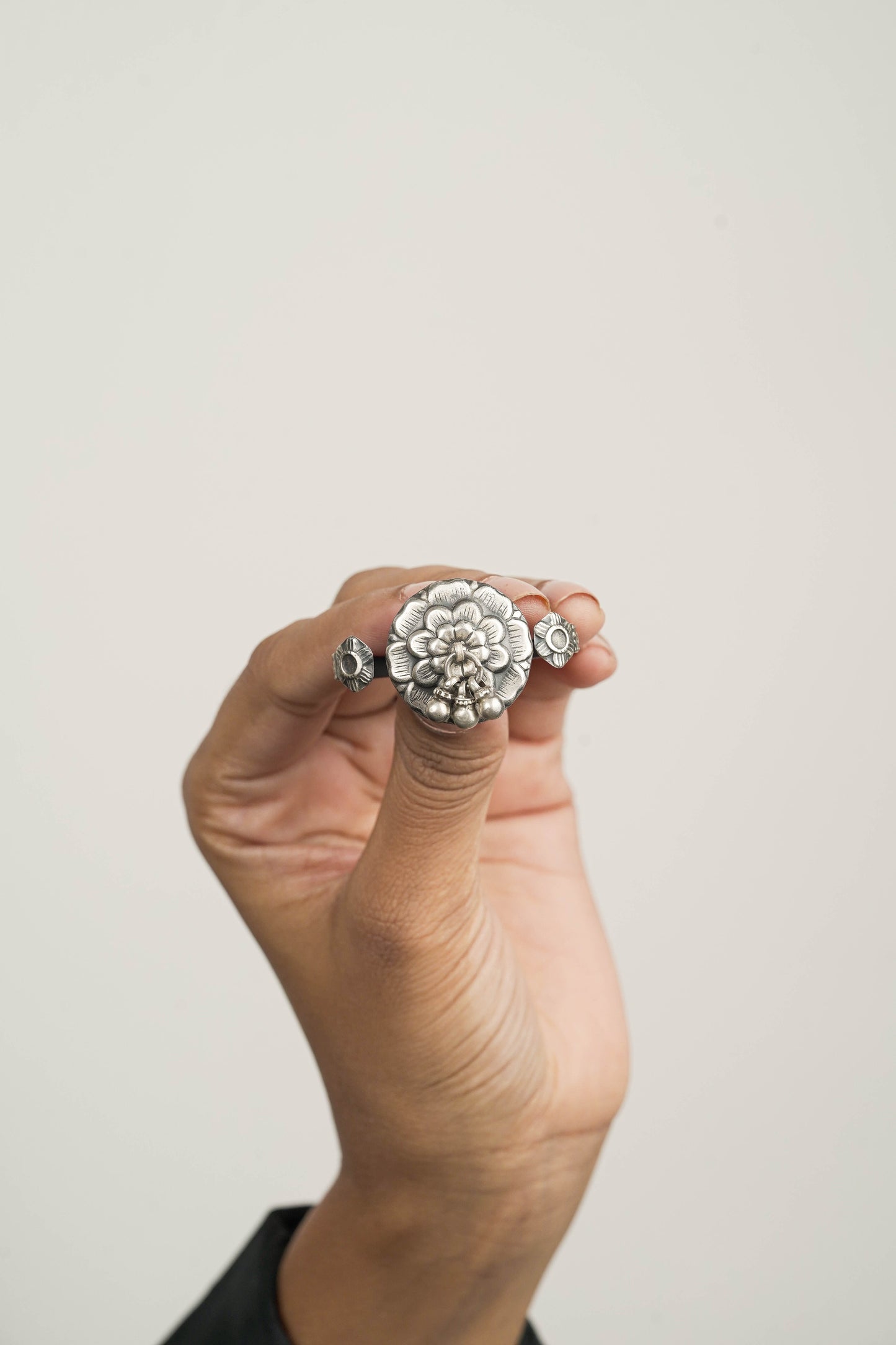 Marigold Flower Twin Ring