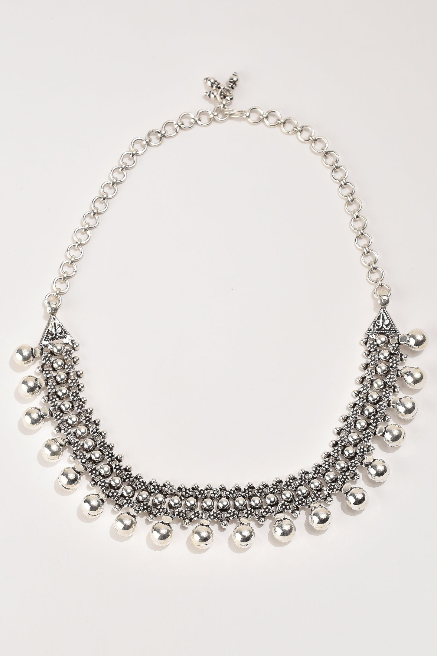 Interlink Chain Ball Necklace