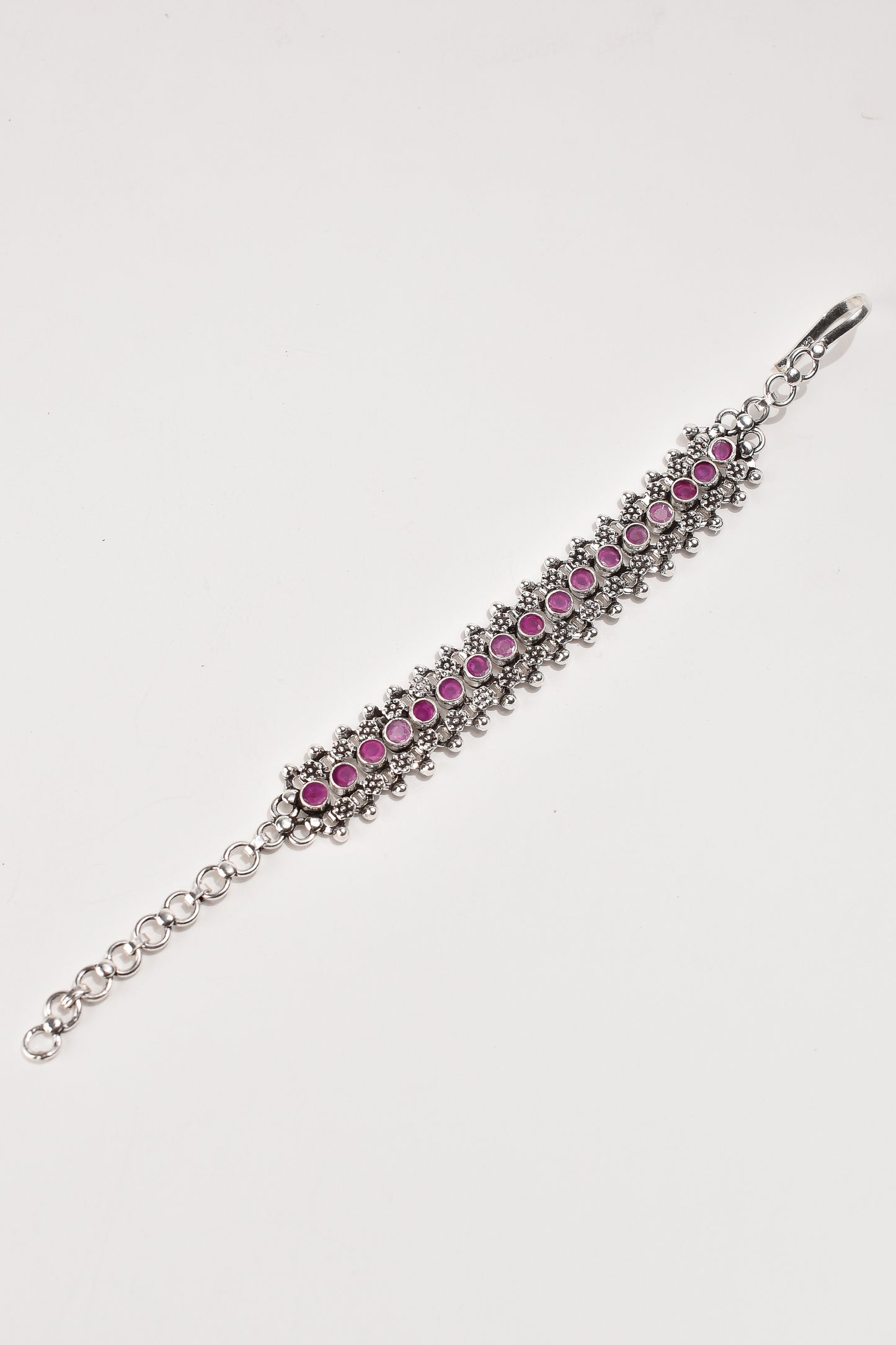 Red Stone Belted Bracelet