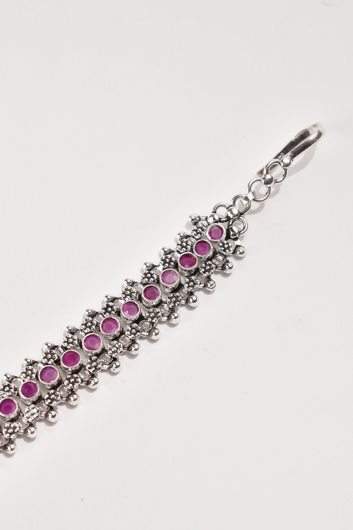 Red Stone Belted Bracelet