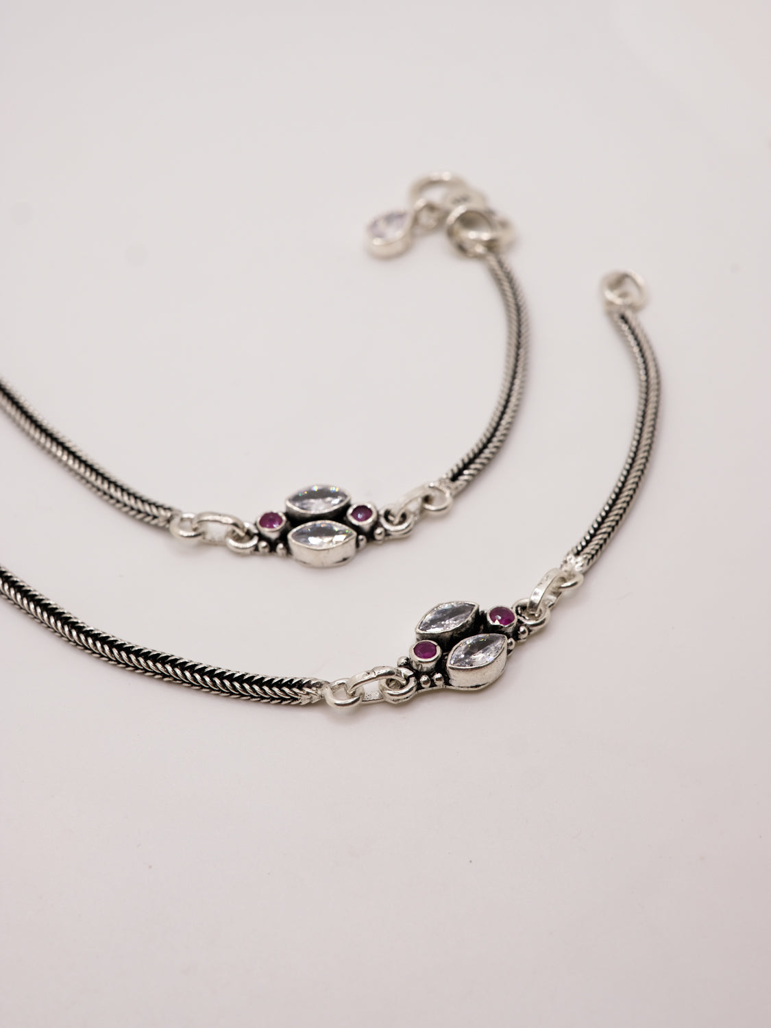 Redstone floral anklet