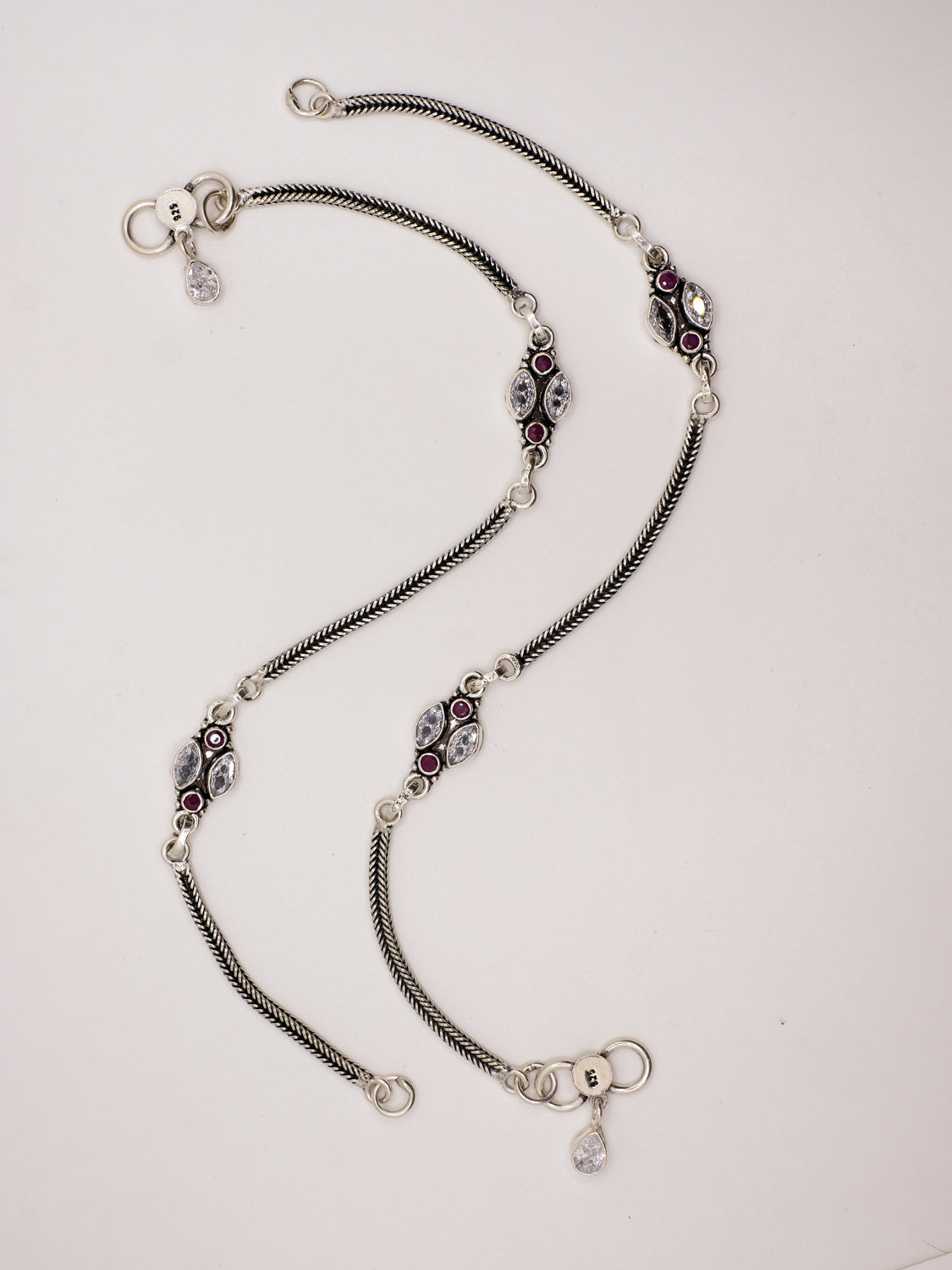 Redstone floral anklet