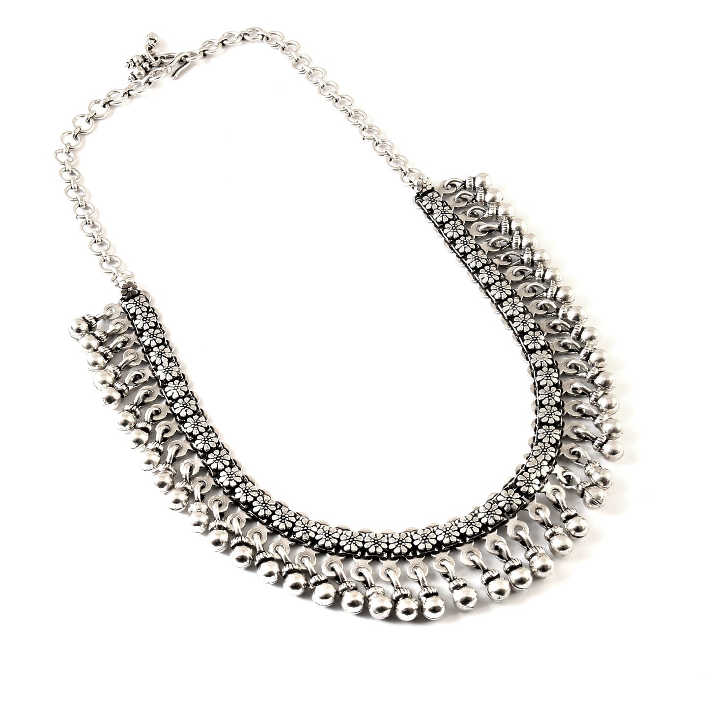 Floral Ghungaru Necklace