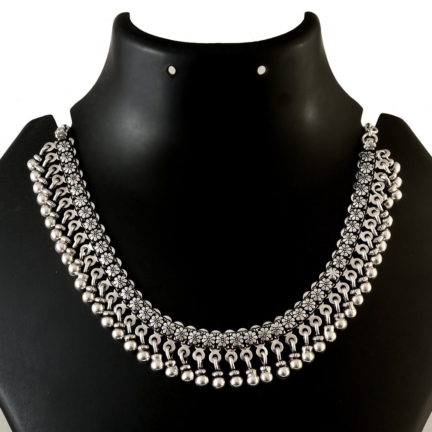 Floral Ghungaru Necklace