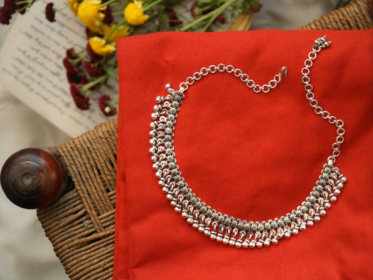 Floral Ghungaru Necklace