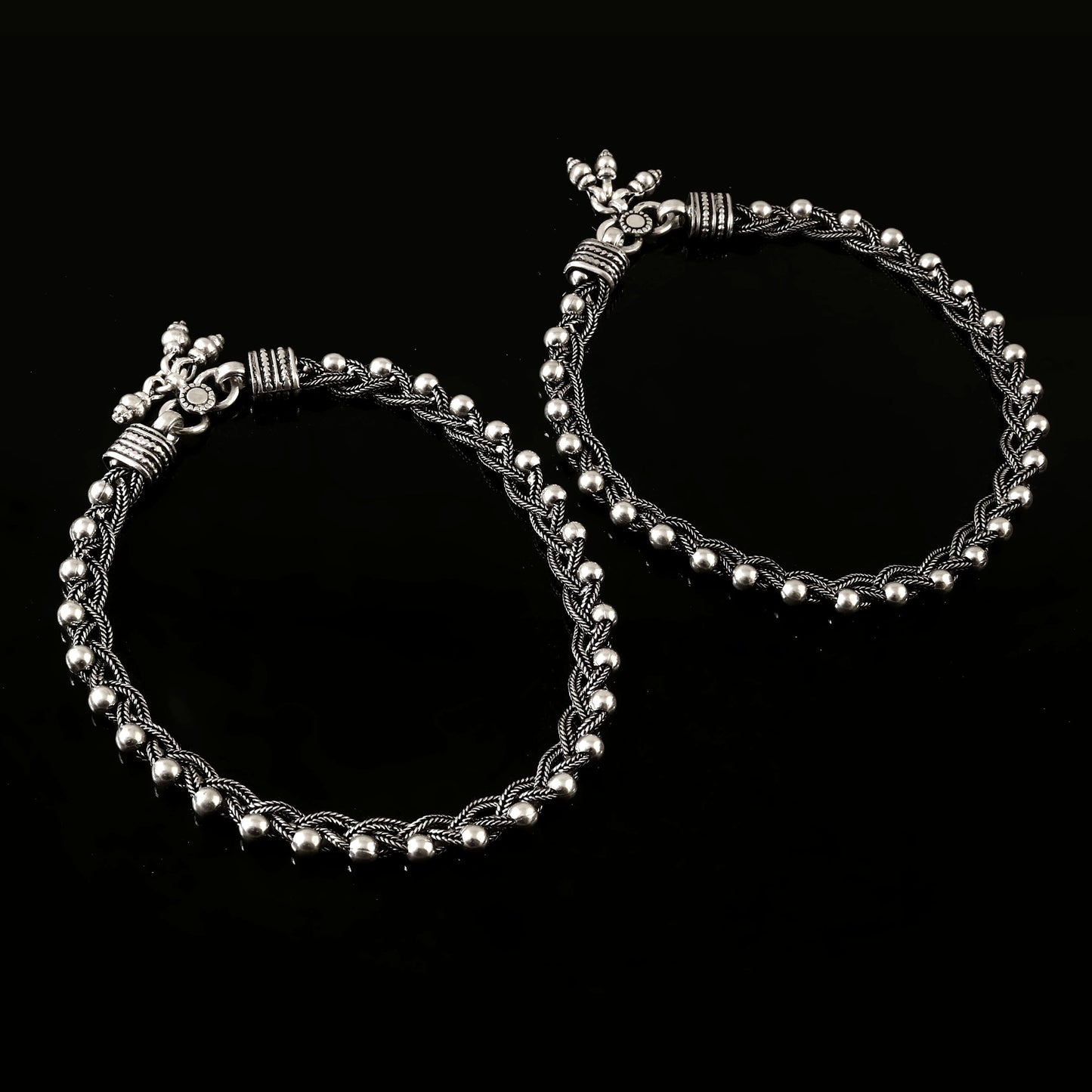 Weaved Ball Anklet