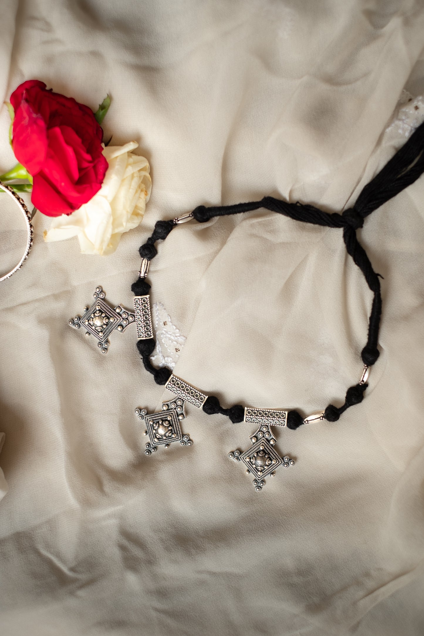 Tribal Flower Necklace