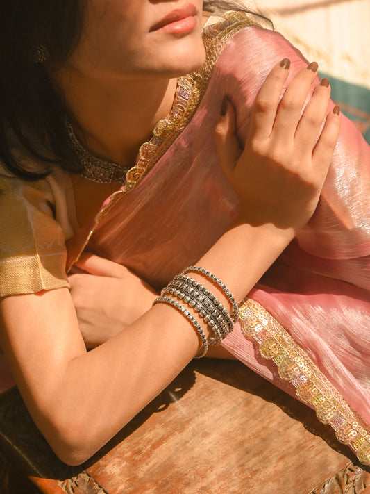 Floral Granulated Kada