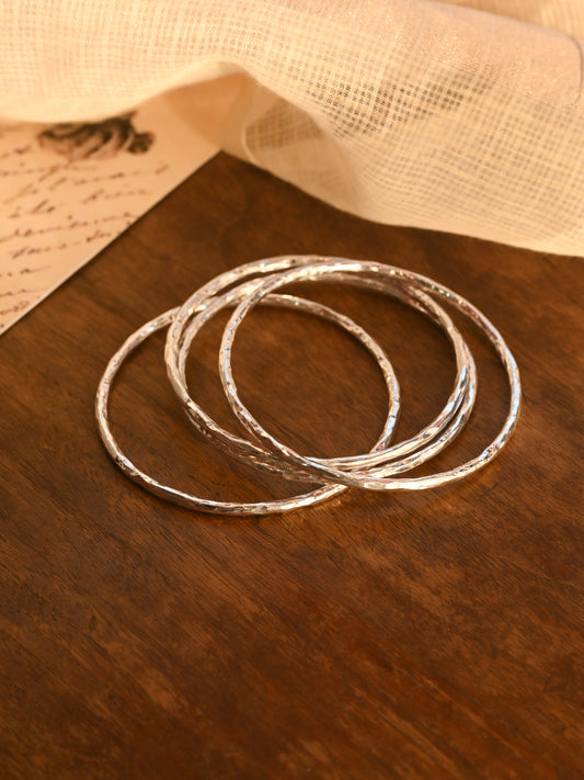 Plain Textured Bangle