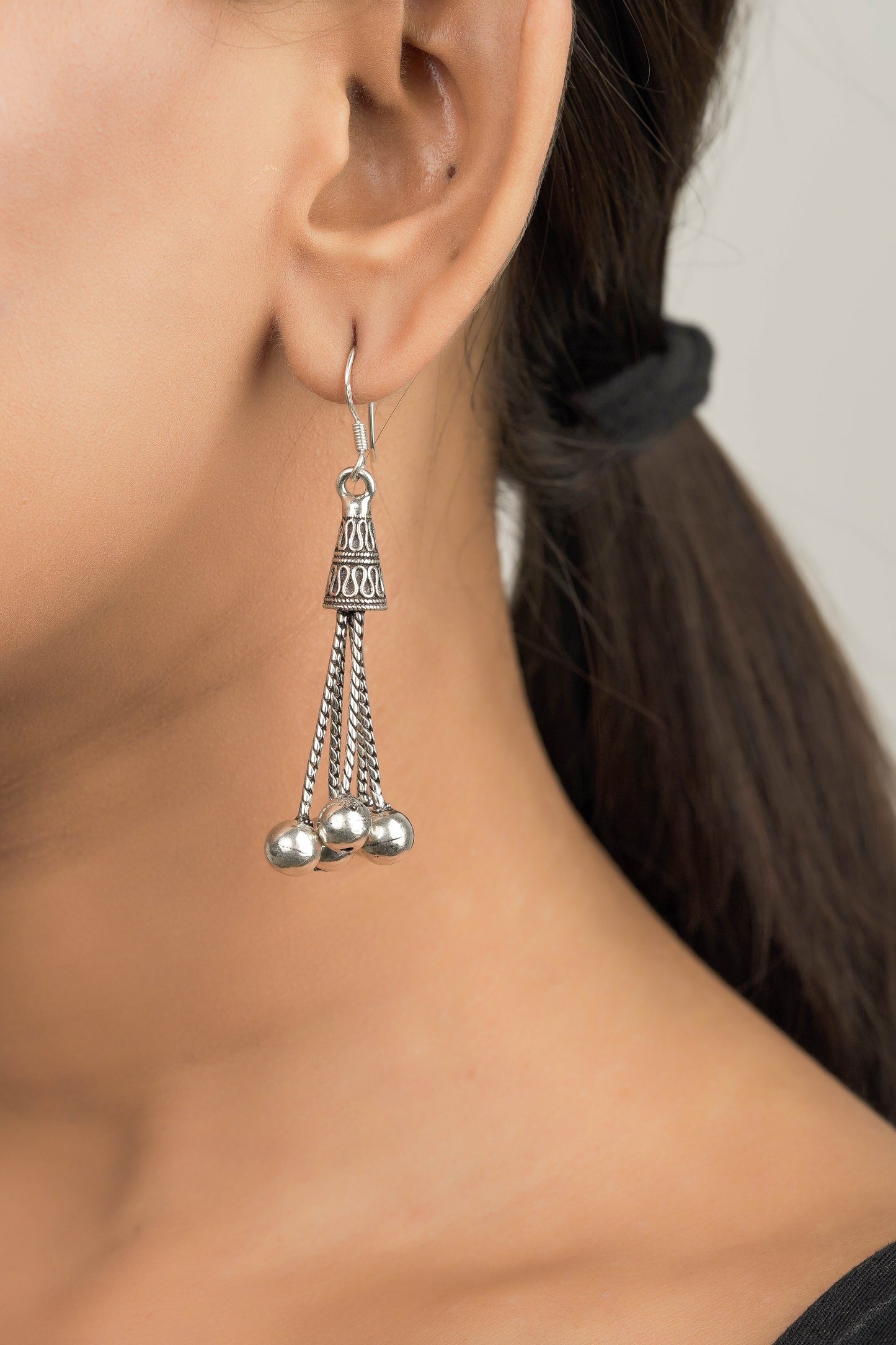 Ball Tassel Earrings - SAADHGEE