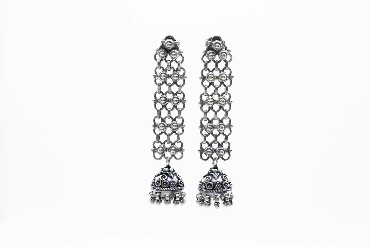 Interlock Granulated Earrings - ADA