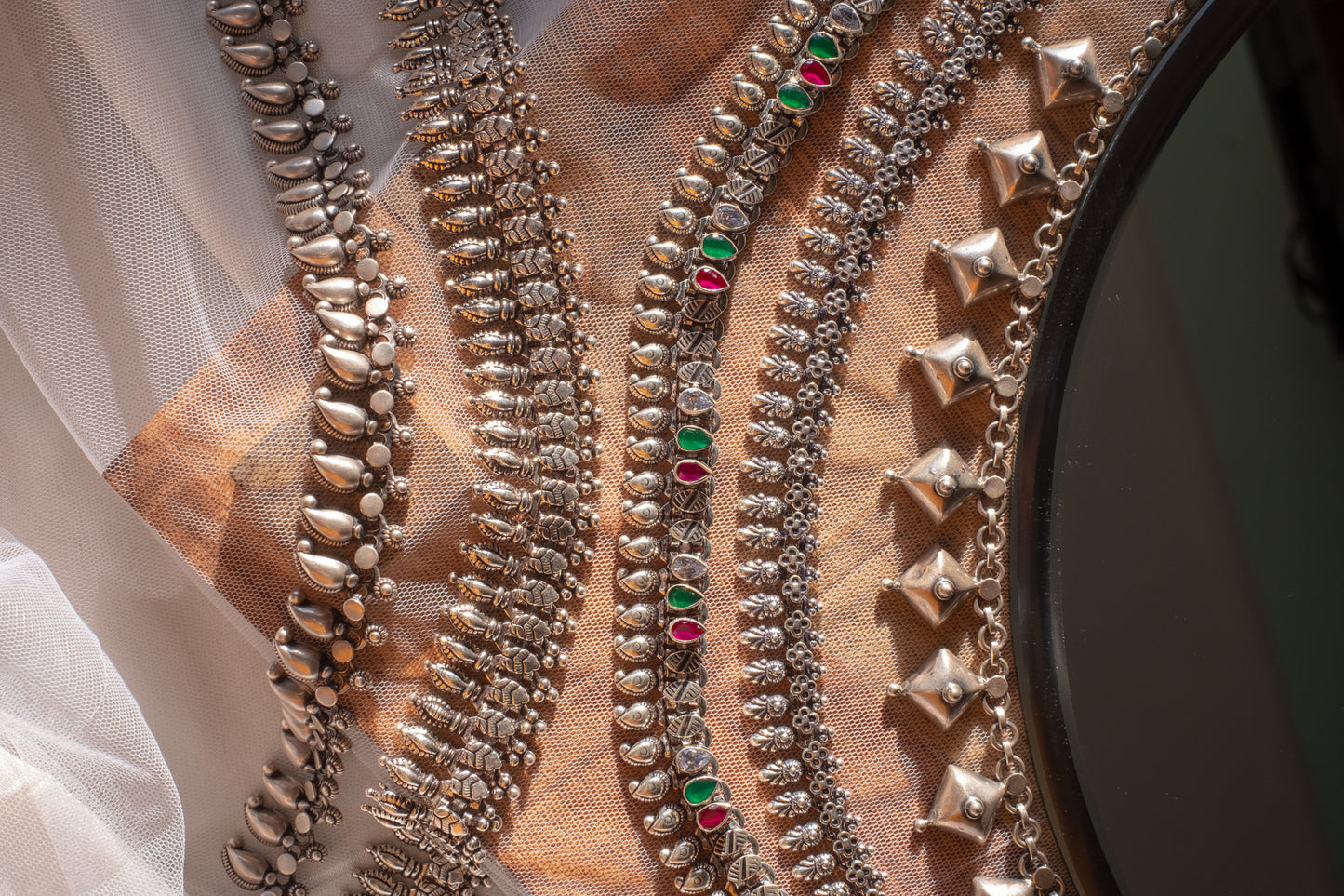 Plain Diamond Shape Necklace- SAADHGEE