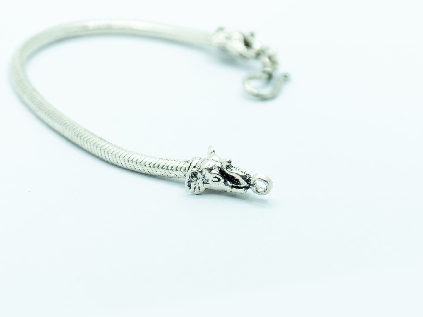 Snake Chain Elephant Bracelet - SAADHGEE