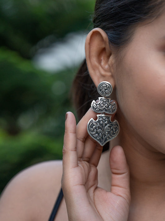 Chitai Three Layer Earrings - ADA