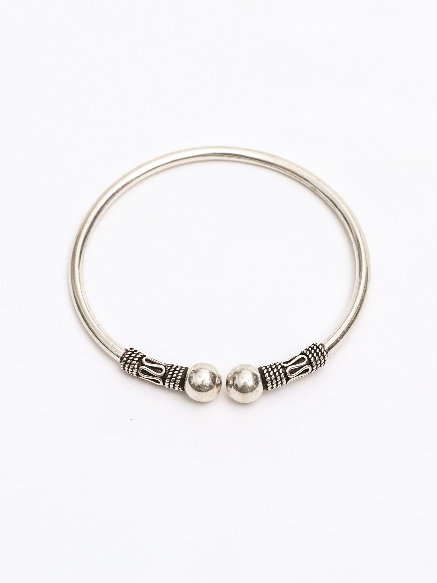 Open Ball Bangle - SAADHGEE
