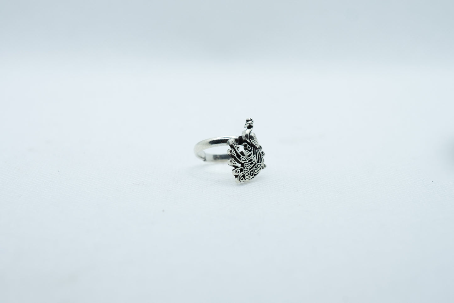 Peacock Motif Toe Ring - 2 Toe Rings - ADA