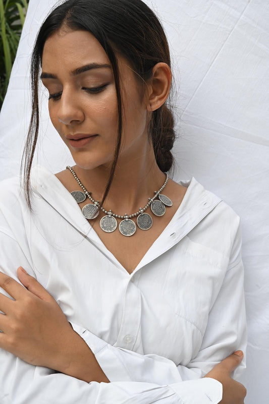 Coin Necklace - SAADHGEE
