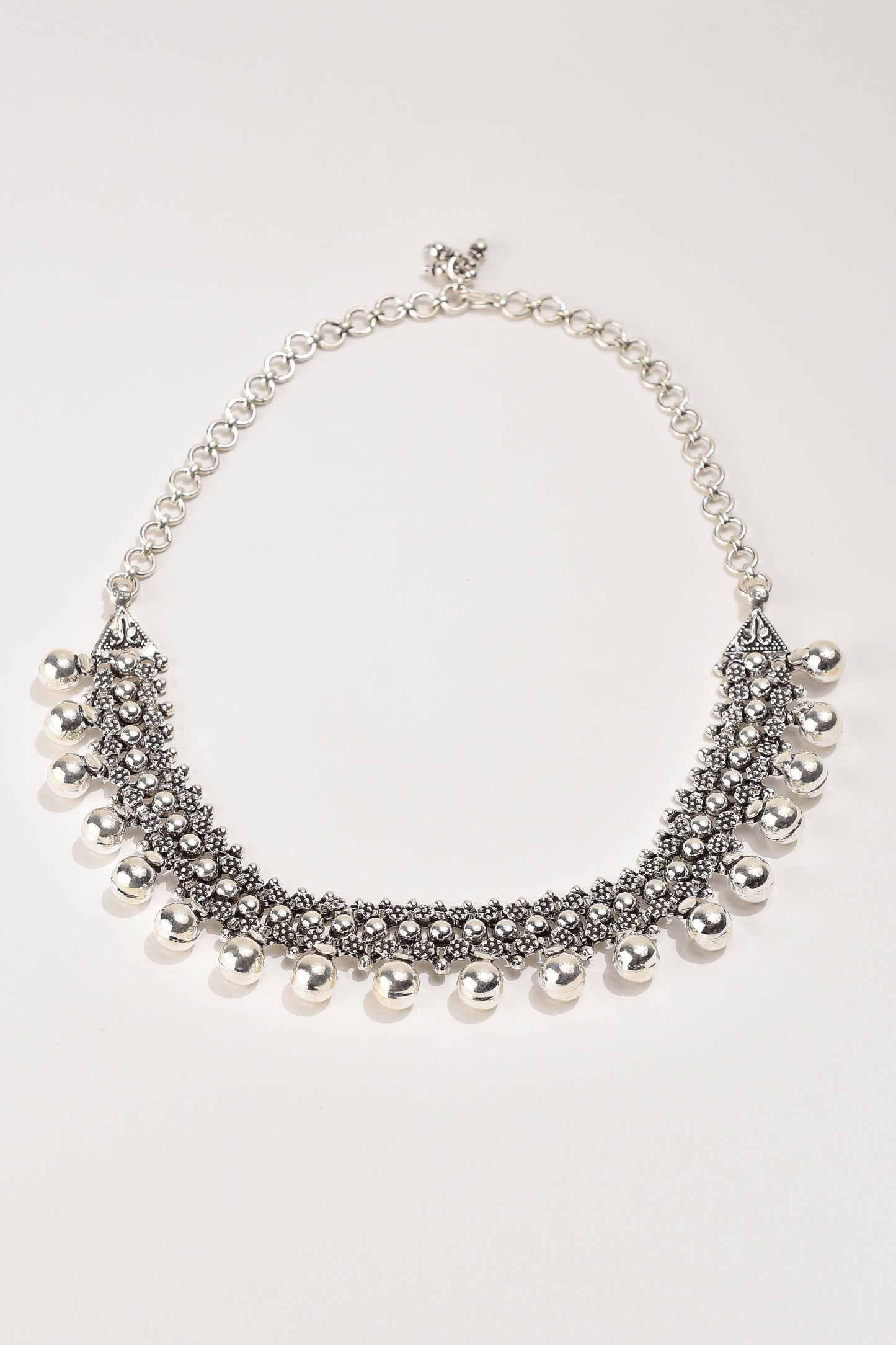 Interlink Chain Ball Necklace