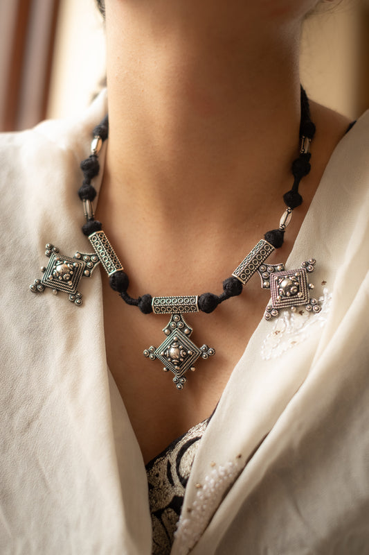 Tribal Flower Necklace