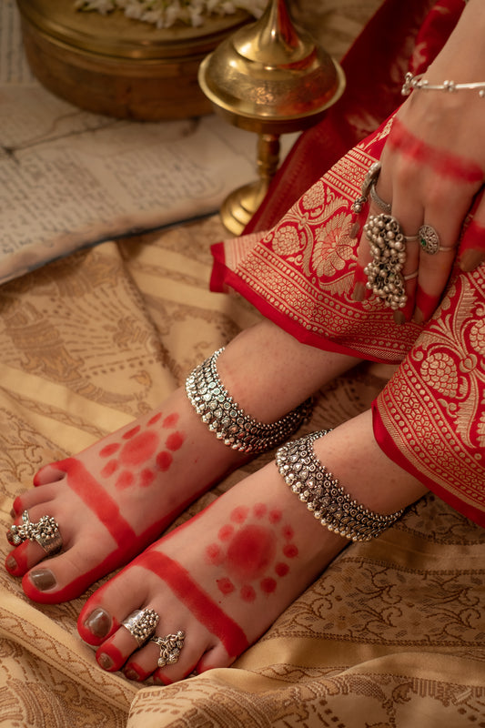 Floral Ball Anklet