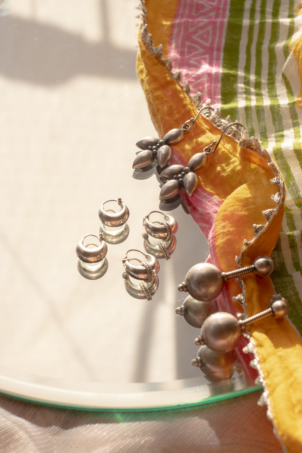 Plain Leaf Earrings - SAADHGEE
