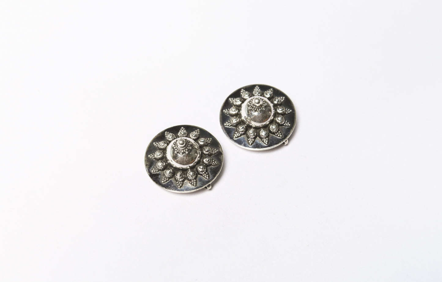 Antique Shield Earrings - SAADHGEE