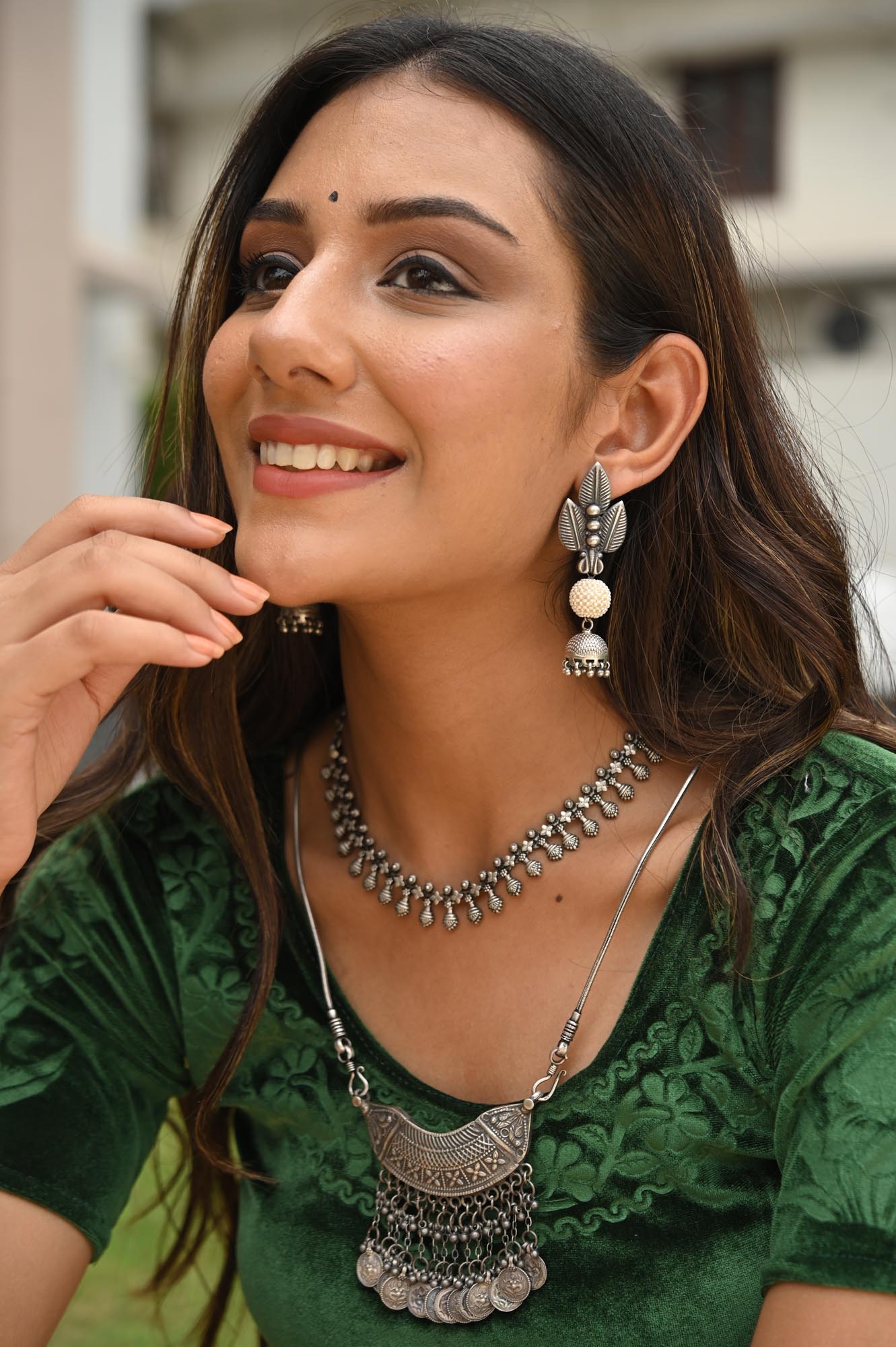 Moon Pendant Necklace - ADA